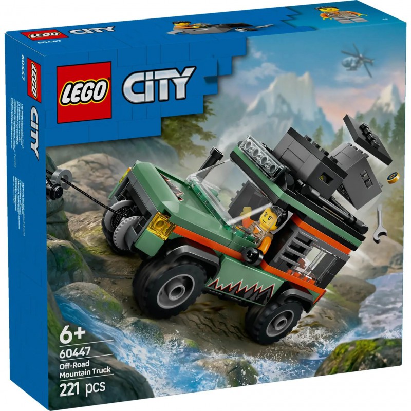 LEGO City - 60447 Great Vehicles 4x4 terreinwagen voor in de bergen