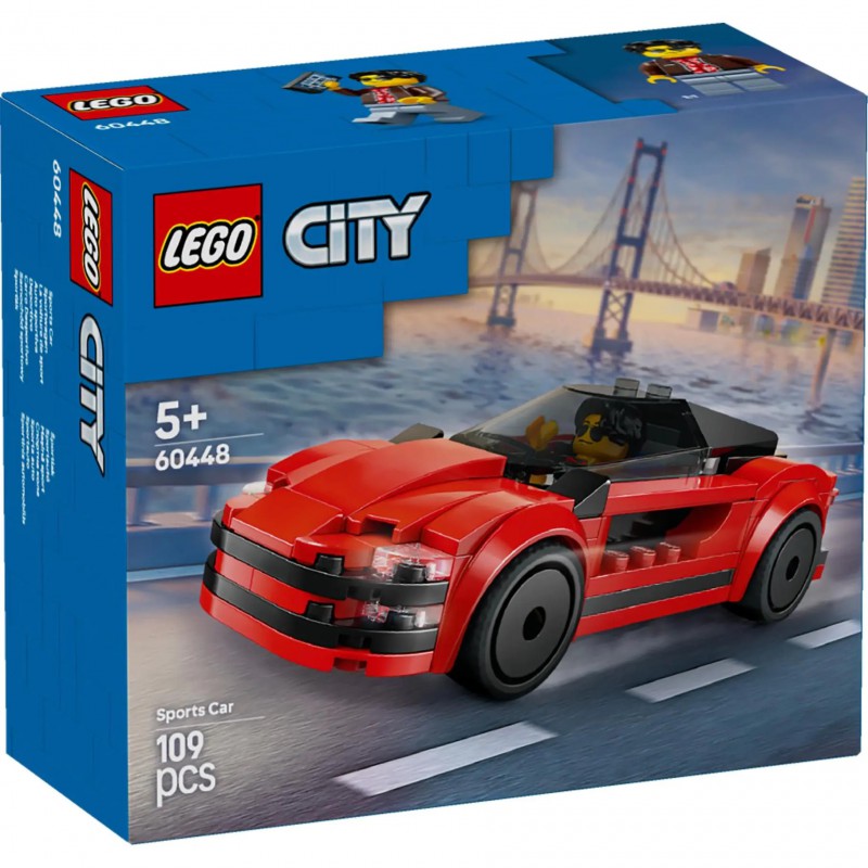 LEGO City - 60448 Great Vehicles: Rode sportwagen