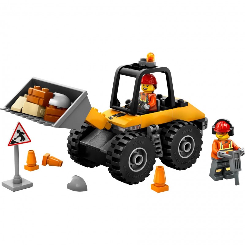 LEGO City - 60450 Great Vehicles: Gele wiellader