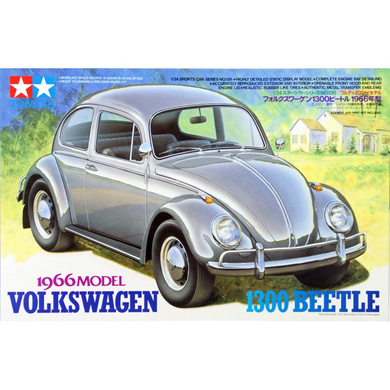 VW Beetle 1300 1966 1:24, Tamiya