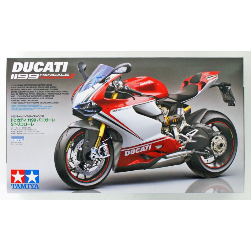 Ducati 1199 Panigale S Tricolore 1:12, Tamiya