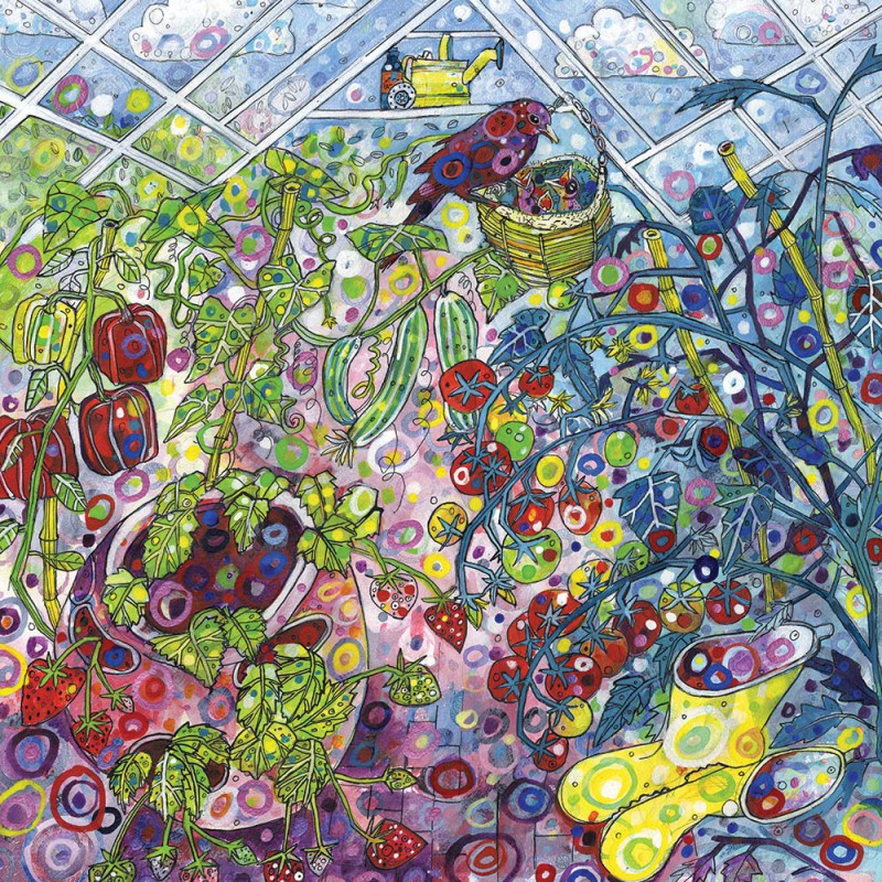 Inside the green Grafika puzzel (1000)