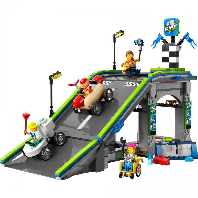 LEGO City - 60460 Great Vehicles: Snelle schans voor raceauto's