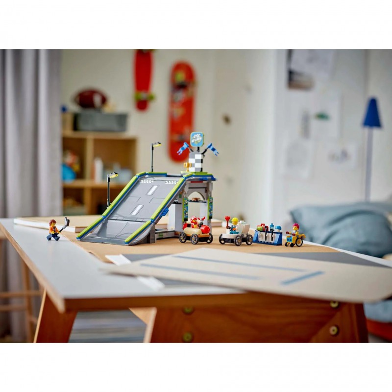 LEGO City - 60460 Great Vehicles: Snelle schans voor raceauto's