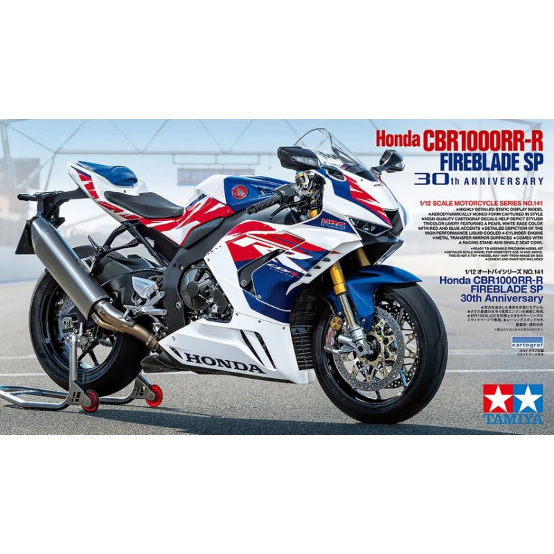 Honda CBR 1000RR-R Fireblade SP 30th Anniversary 1:12, Tamiya