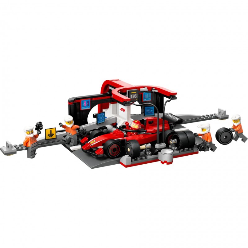 LEGO City - 60443 Formula 1: Pitstop en pitcrew met Ferrari