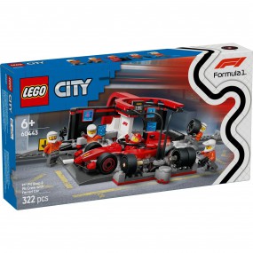 LEGO City - 60443 Formula 1: Pitstop en pitcrew met Ferrari