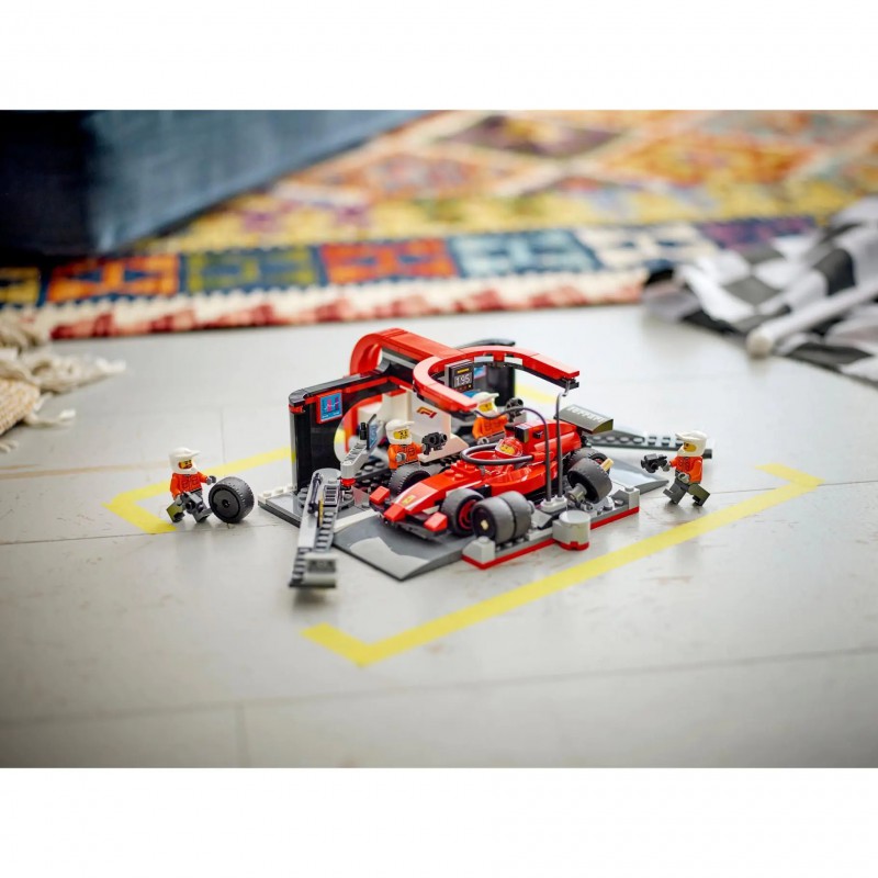 LEGO City - 60443 Formula 1: Pitstop en pitcrew met Ferrari