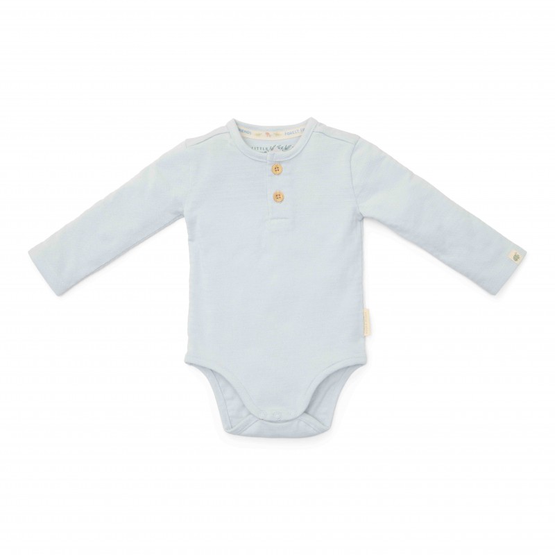 Romper lange mouw, blauw - Forest Friends, Little Dutch