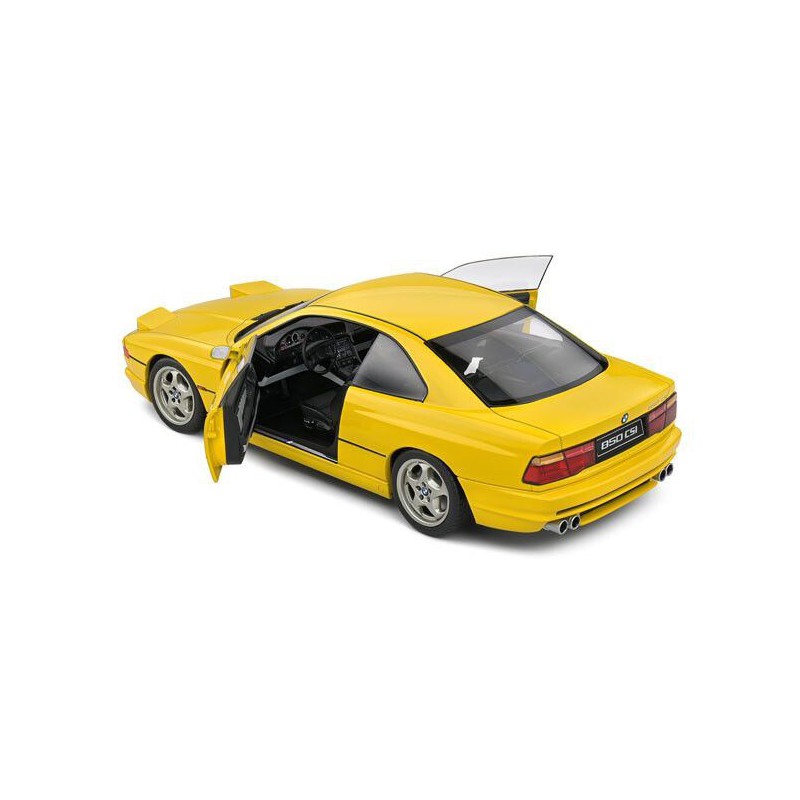 BMW 850 (E31) CSI '90 (geel) - 1:18 - Solido