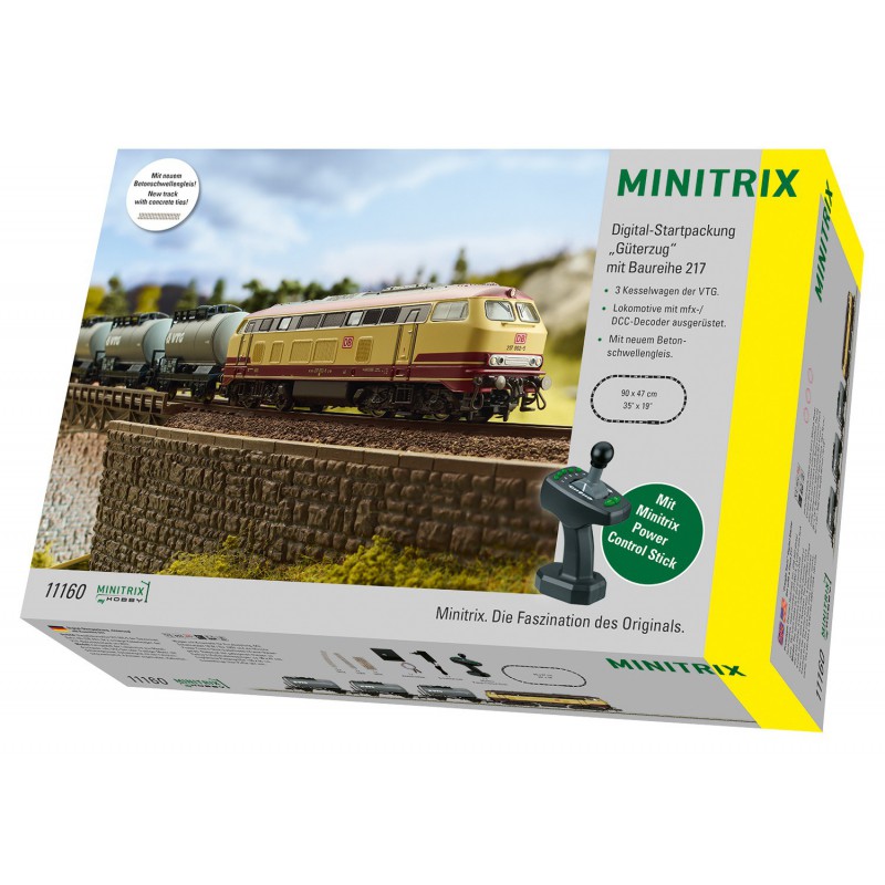 Minitrix Digitaal Start set "Goederentrein", Class 217, N-Spoor (1:160), 11160