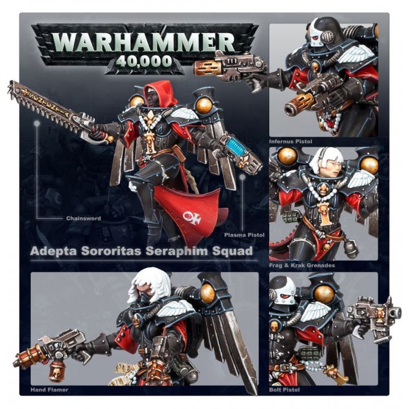Adepta Sororitas: Seraphim Squad (Zephyrim), Warhammer 40.000