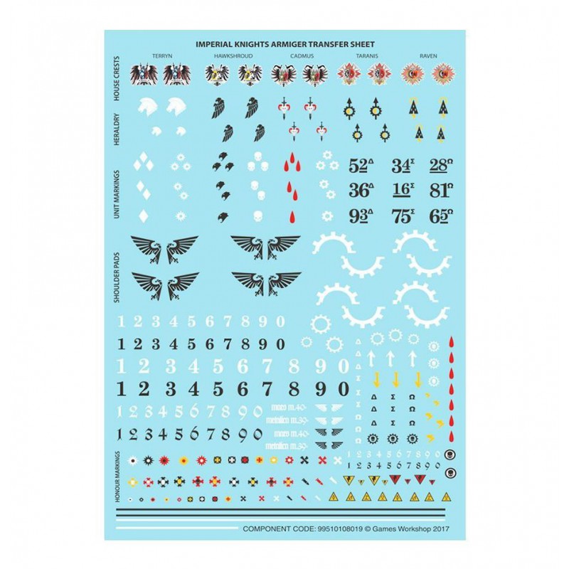 Imperial Knights: Knight Armigers, Warhammer 40.000