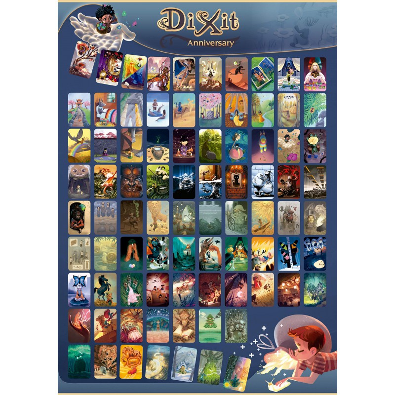 Dixit uitbreiding 9 Anniversary  - Kaartspel, Libellud