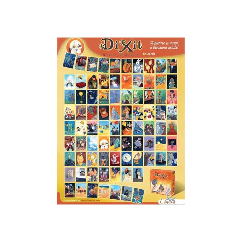 Dixit Odyssey - Kaartspel, Libellud