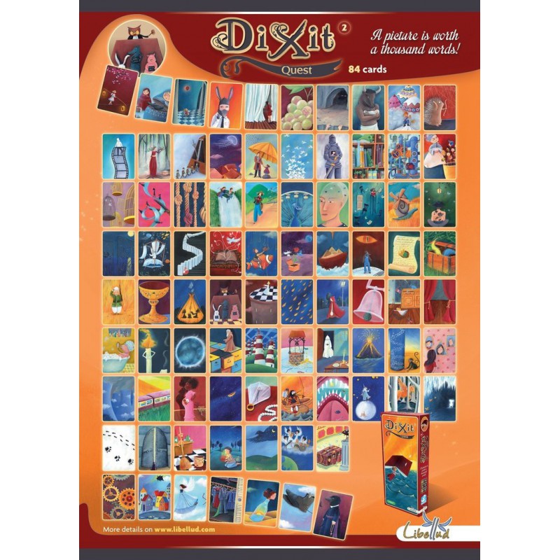 Dixit Uitbreiding 2 - Kaartspel, Libellud