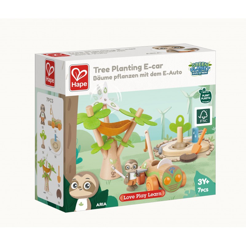 Tree Planting E-car, Green Planet Hape