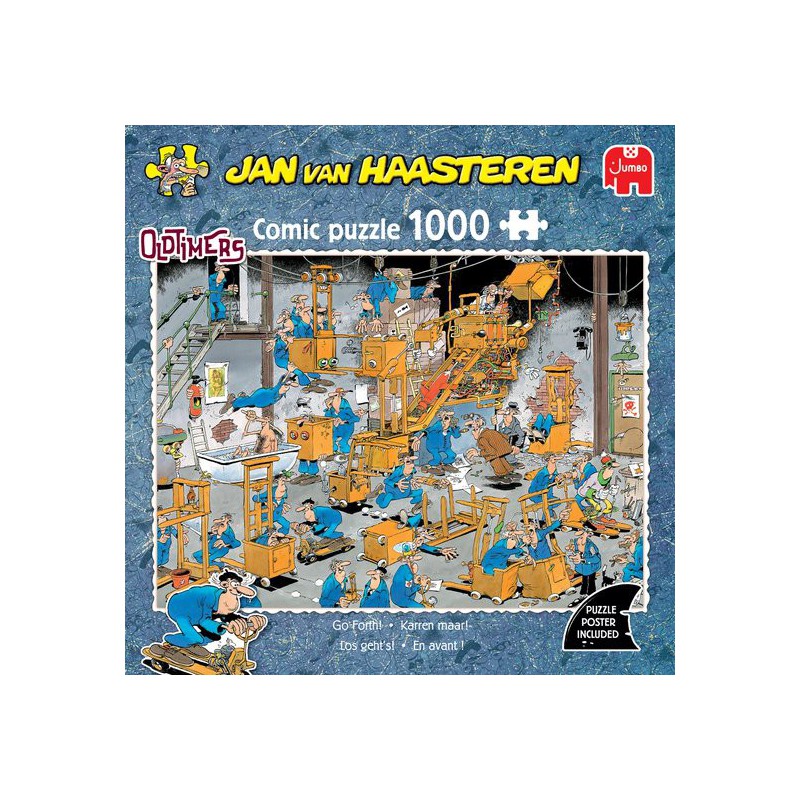 Jan van Haasteren Oldtimers, Karren maar! 1000stukjes Jumbo