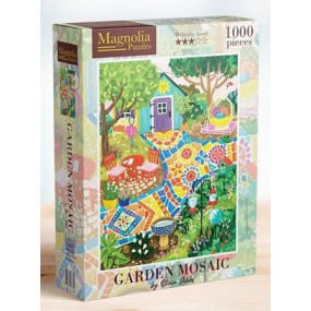 Garden mosaic, 1000 stukjes Magnolia