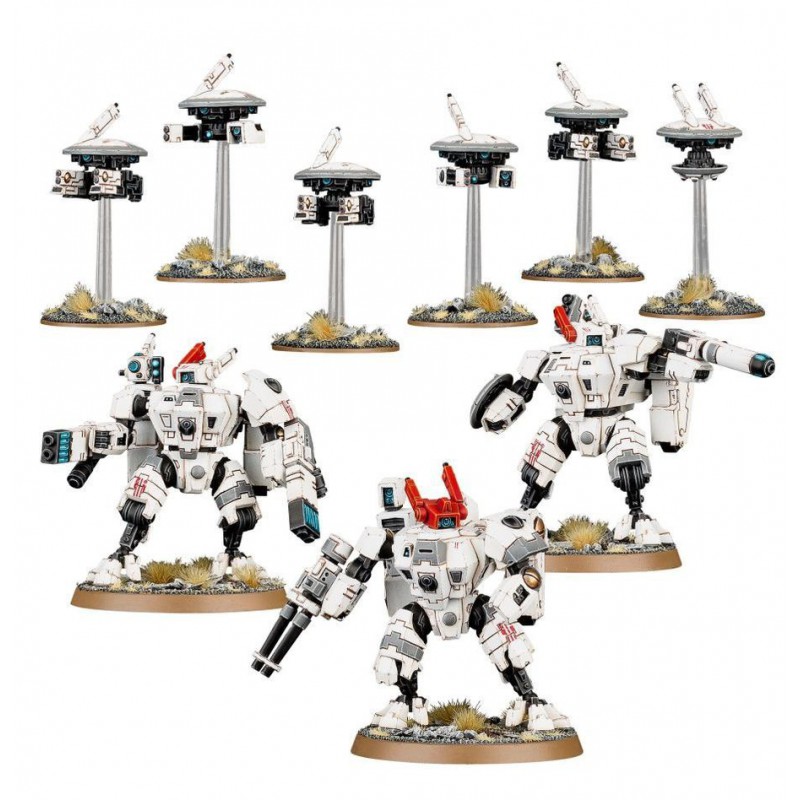 Tau Empire: XV8 Crisis Battlesuits, Warhammer 40.000