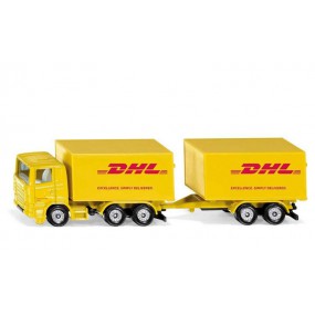 Siku 1694 - Vrachtwagen met DHL aanhanger