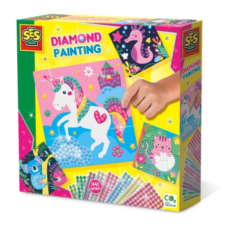 SES - Diamond painting, vrolijke dieren SES - Diamond painting, vrolijke dieren