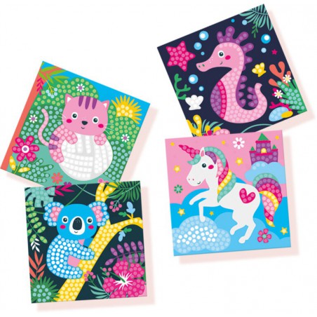 SES - Diamond painting, vrolijke dieren SES - Diamond painting, vrolijke dieren