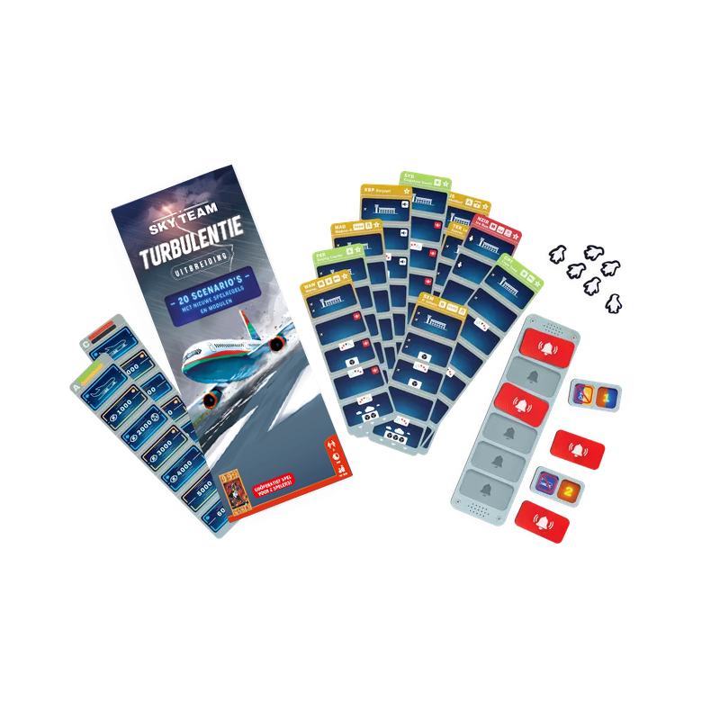 Sky Team Turbulentie uitbreiding cooperatief tweepersoons spel, 999games