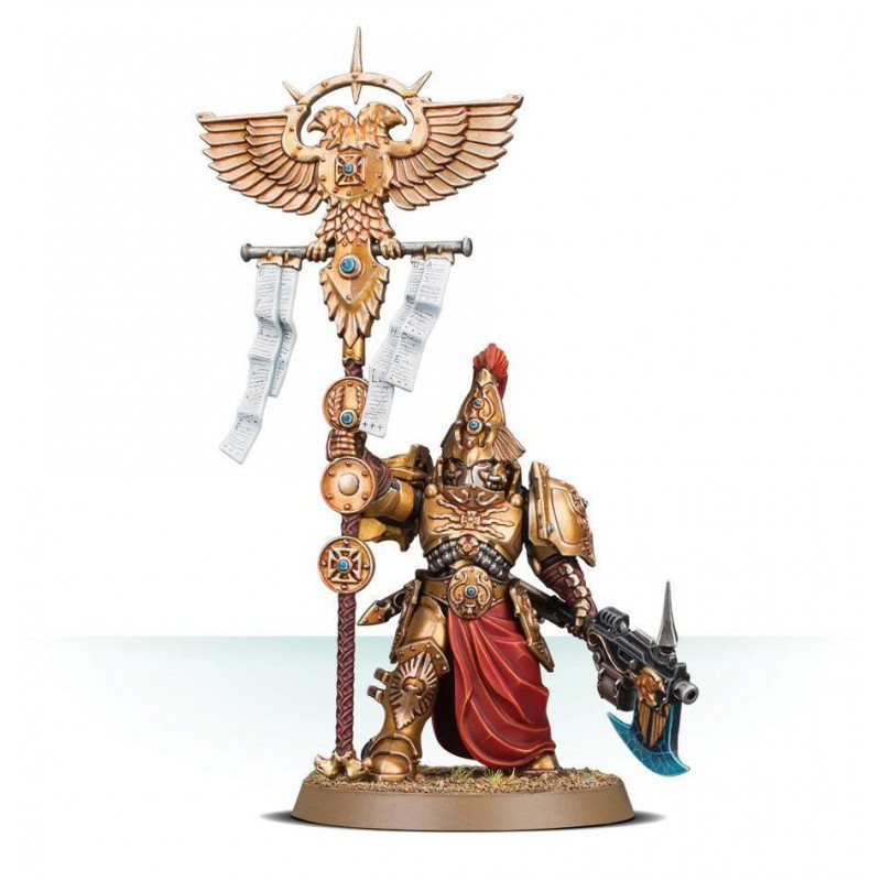 Adeptus Custodes: Custodian Wardens (Shield Captain, Vexilus Praetor), Warhammer 40.000