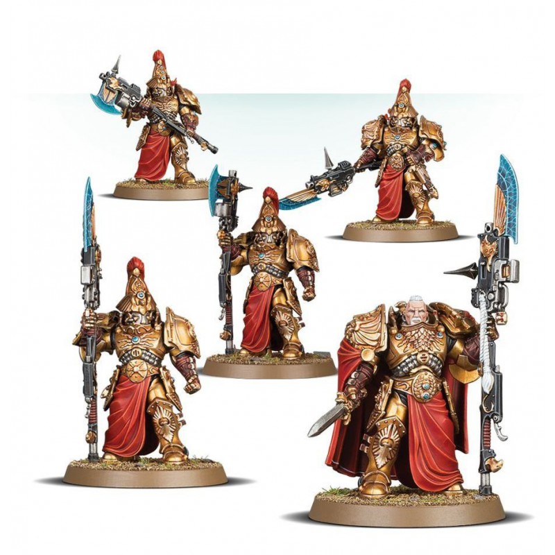 Adeptus Custodes: Custodian Wardens (Shield Captain, Vexilus Praetor), Warhammer 40.000
