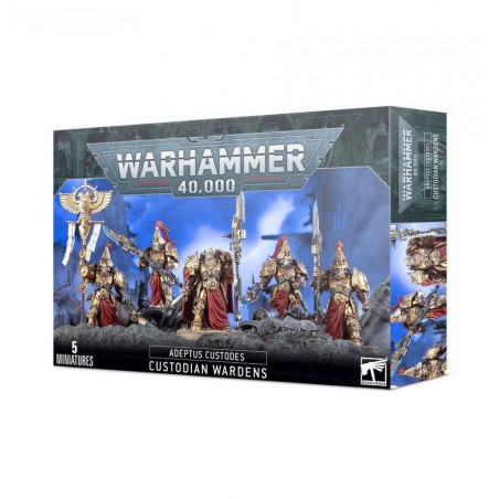 Adeptus Custodes: Custodian Wardens (Shield Captain, Vexilus Praetor), Warhammer 40.000