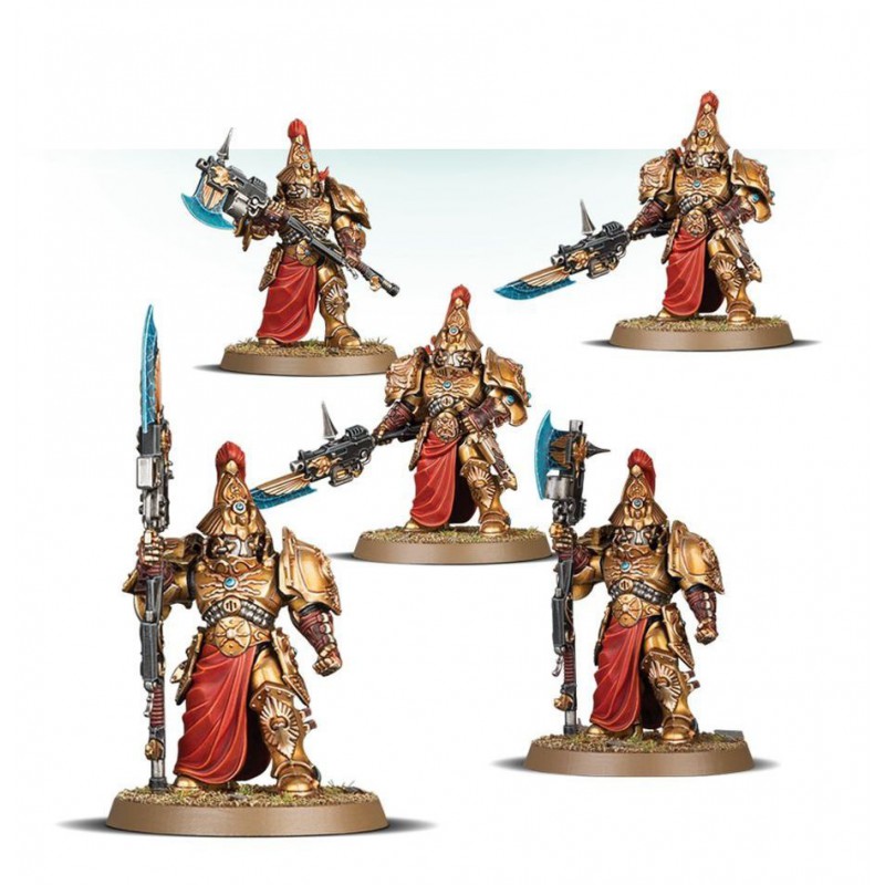Adeptus Custodes: Custodian Wardens (Shield Captain, Vexilus Praetor), Warhammer 40.000