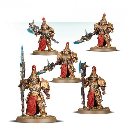 Adeptus Custodes: Custodian Wardens (Shield Captain, Vexilus Praetor), Warhammer 40.000