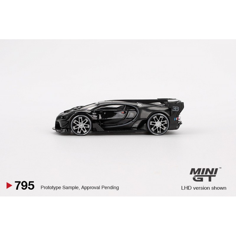 Bugatti Vision Gran Turismo Black Mini GT (795)