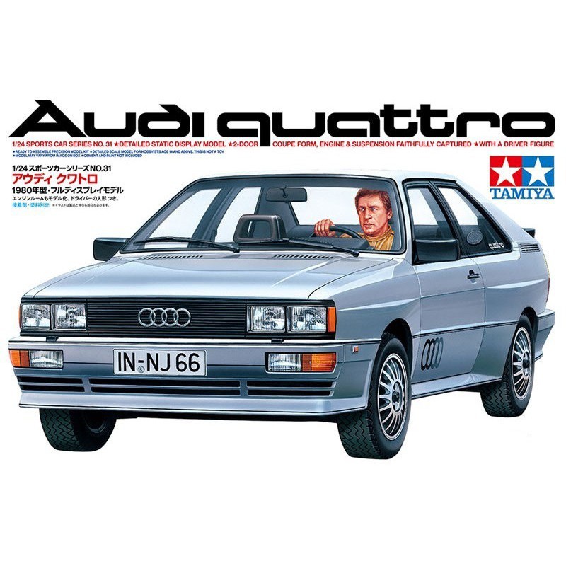 Audi Quatro 1:24, Tamiya