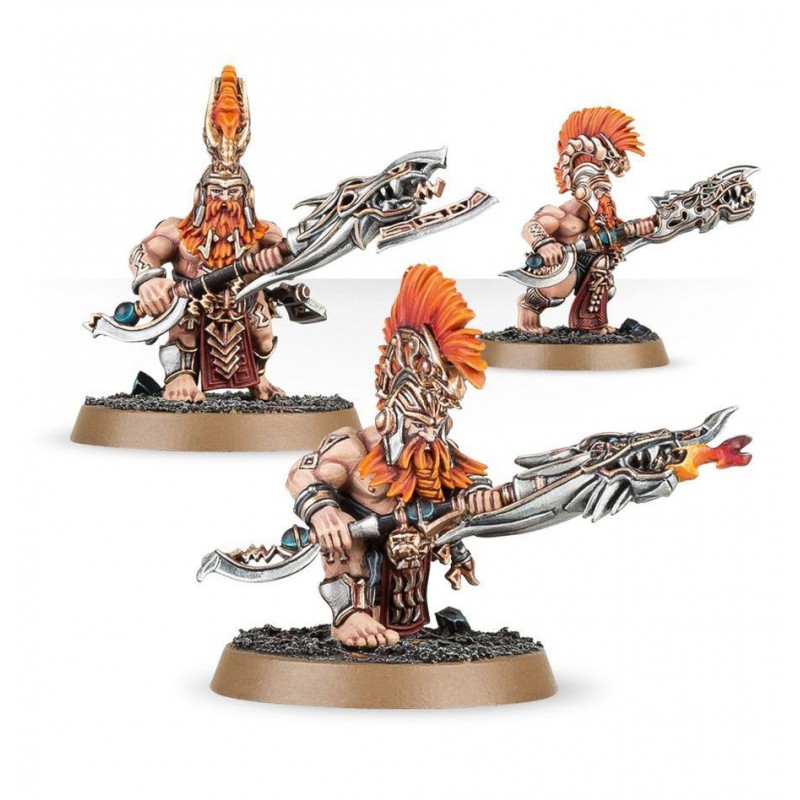 Fyreslayers: Hearthguard Berzerkers (Auric Heartguard), Age of Sigmar