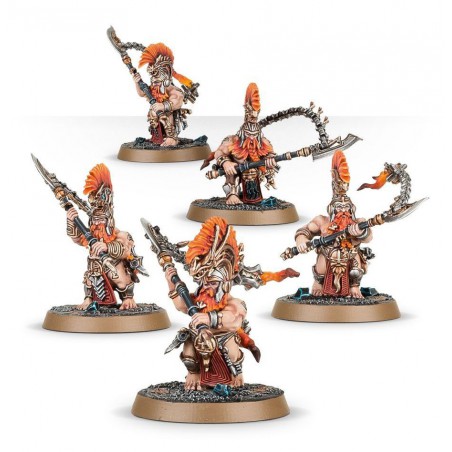 Fyreslayers: Hearthguard Berzerkers (Auric Heartguard), Age of Sigmar