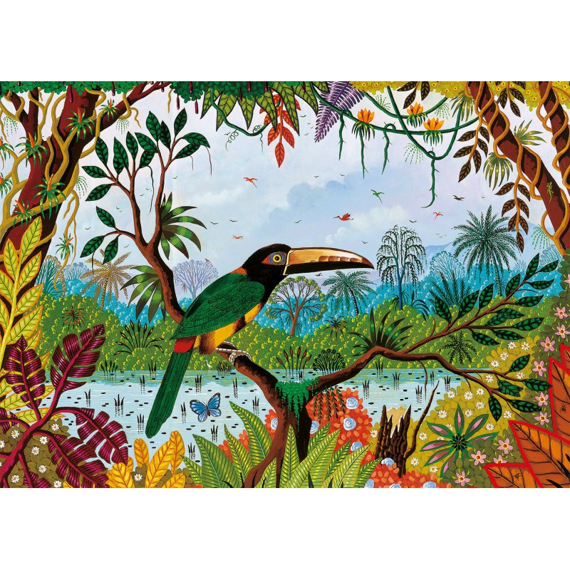 Halsbandarassari 1500 stukjes Pieces & Peace  puzzel