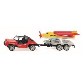 Siku 1696 - Buggy met sportvliegtuig