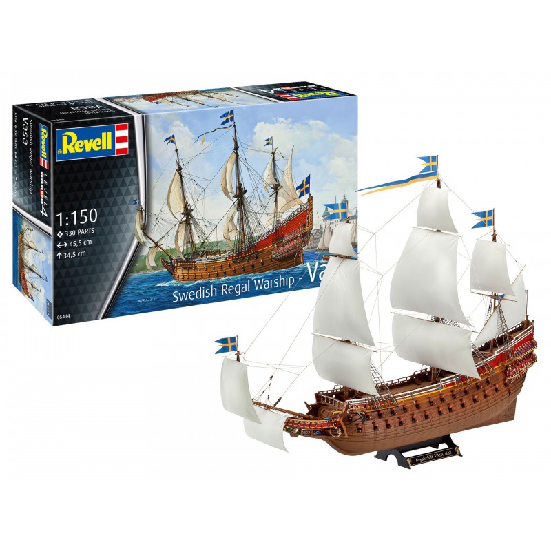 Swedish Regal Warship Vasa, Model Set, Revell