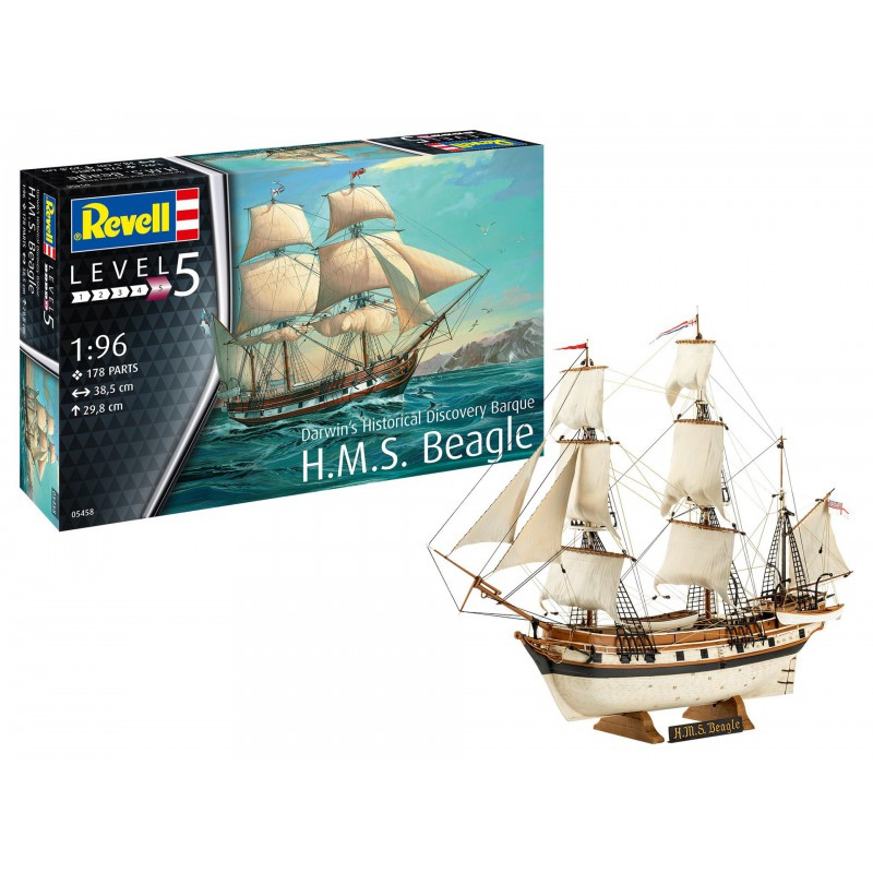 Darwin's Hostorical Discovery Barque H.M.S. Beagle, Revell