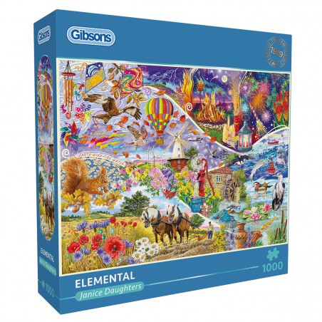 Elemental, 1000 stukjes, Gibsons