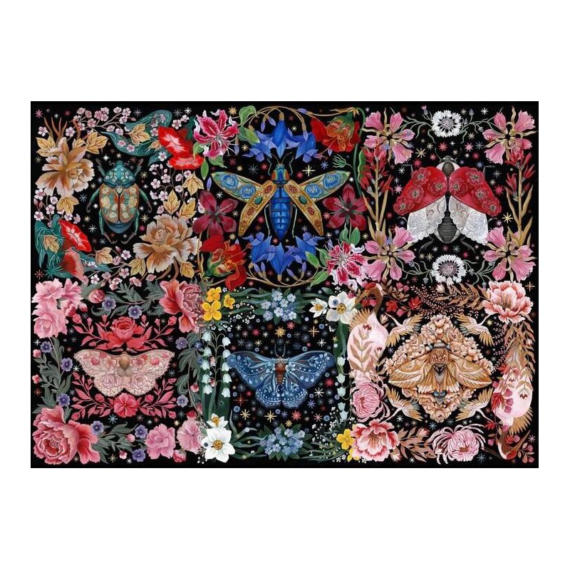 Blooming Beetles (1000) Gibsons puzzel    Serie: The Art File