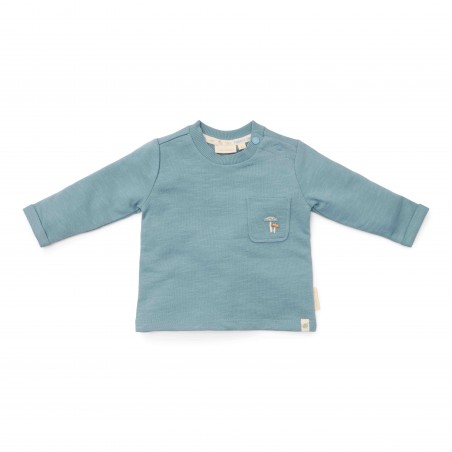 T-shirt lange mouw, blauw - Forest Friends, Little Dutch T-shirt lange mouw, blauw - Forest Friends, Little Dutch