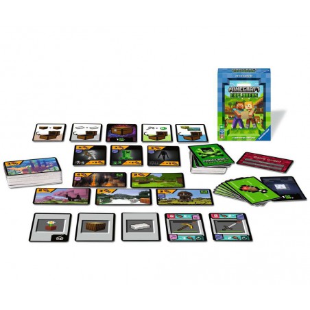 Minecraft explorers, kaartspel, Ravensburger Minecraft explorers, kaartspel, Ravensburger