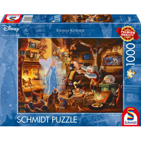 Disney Geppettos Pinocchio, 1000 stukjes Schmidt Disney Geppettos Pinocchio, 1000 stukjes Schmidt