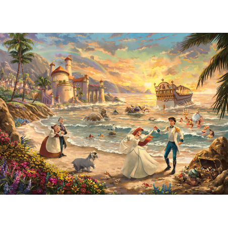 Disney Ariel celebration of love , 1000 stukjes Schmidt puzzel Disney Ariel celebration of love , 1000 stukjes Schmidt puzzel