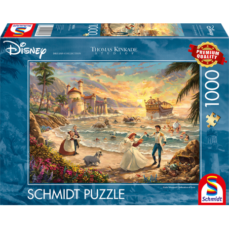Disney, Ariel celebration of love, 1000 stukjes Schmidt Disney, Ariel celebration of love, 1000 stukjes Schmidt