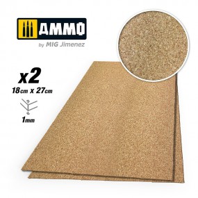 Cork Fine Grain 2x 1mm, Ammo