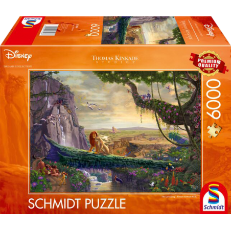 Disney, The Lion King, Return to Pride Rock, 6000 stukjes Schmidt Disney, The Lion King, Return to Pride Rock, 6000 stukjes Schmidt